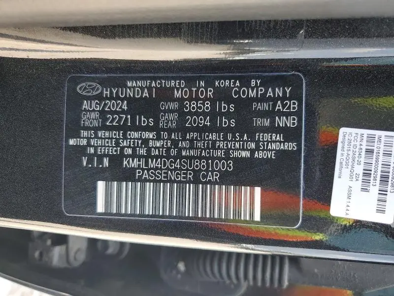 2025 HYUNDAI ELANTRA SEL SPORT  