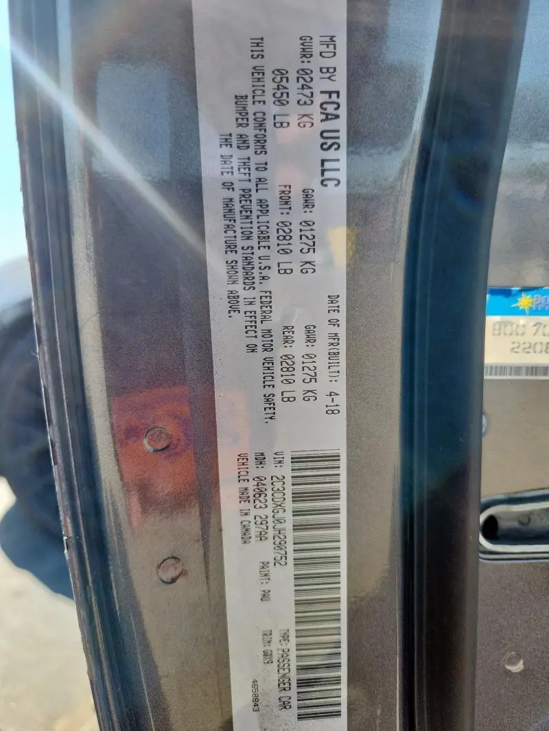 2018 DODGE CHARGER R/T 392  