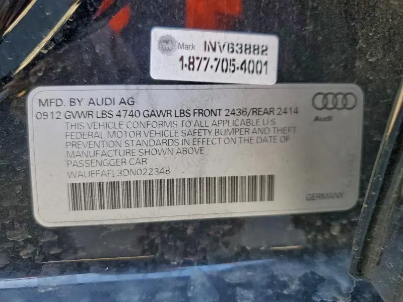 2013 AUDI A4 PREMIUM PLUS  