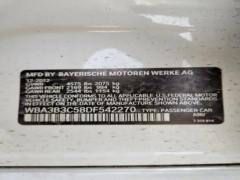 2013 BMW 328 XI  