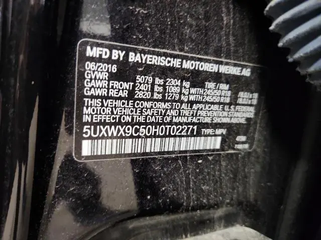 2017 BMW X3 XDRIVE28I  