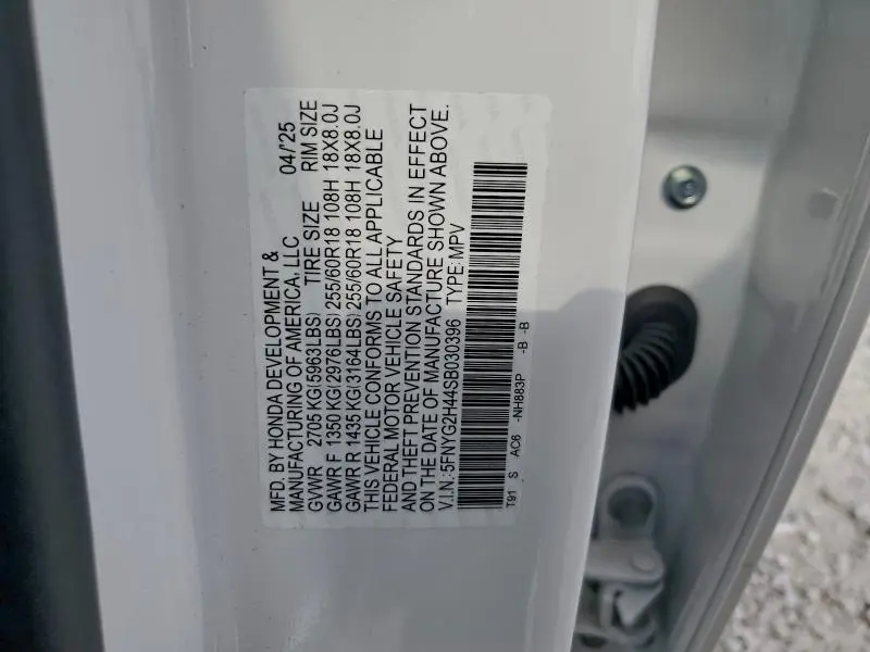 2025 HONDA PILOT EXL  