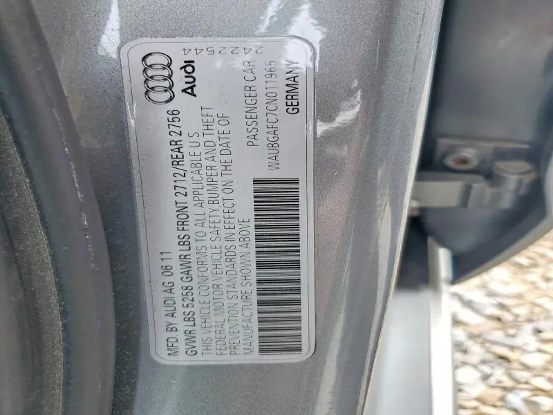 2012 AUDI A6   