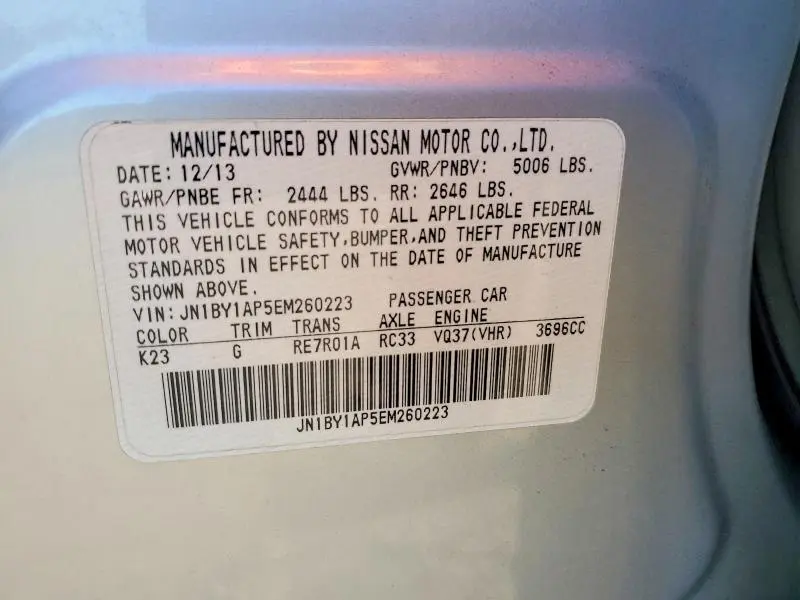 2014 INFINITI Q70 3.7  