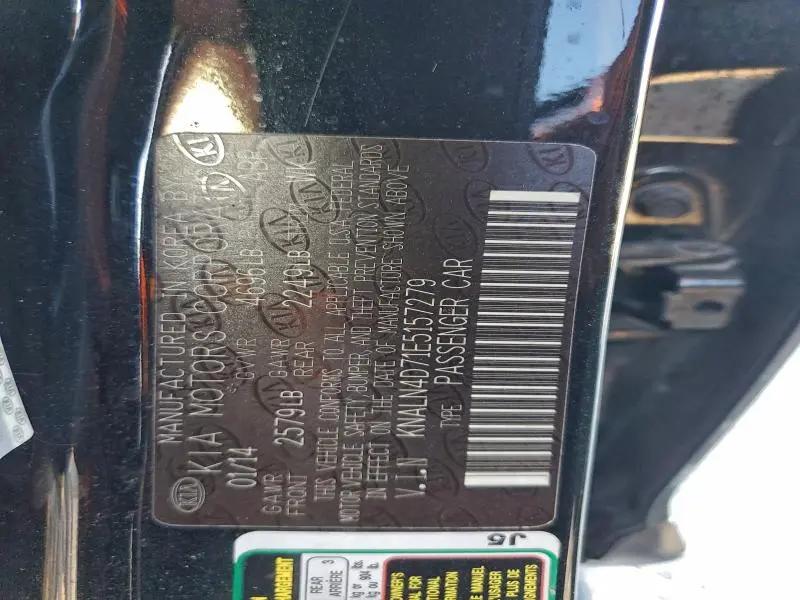 2014 KIA CADENZA PREMIUM  