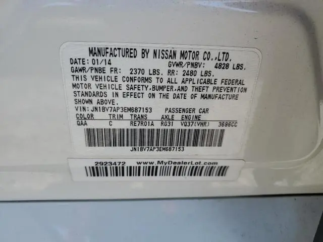 2014 INFINITI Q50 BASE  