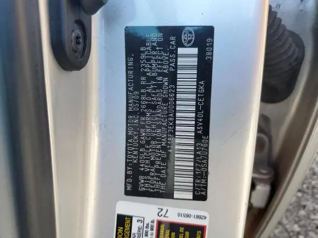 2010 TOYOTA CAMRY BASE  