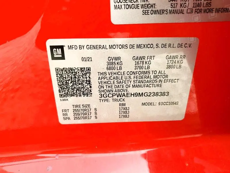 2021 CHEVROLET SILVERADO C1500  
