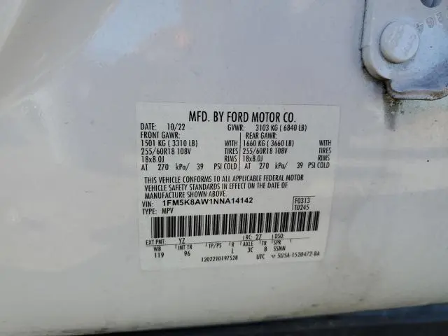 2022 FORD EXPLORER POLICE INTERCEPTOR  