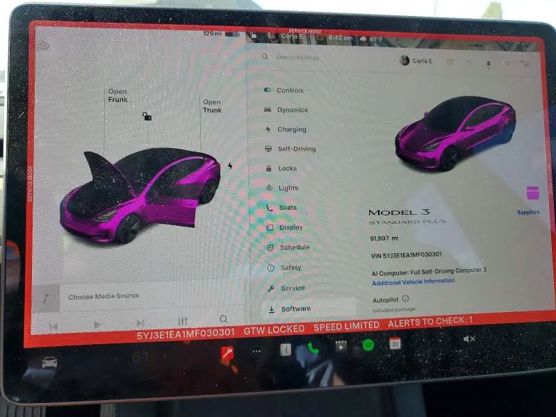 2021 TESLA MODEL 3   