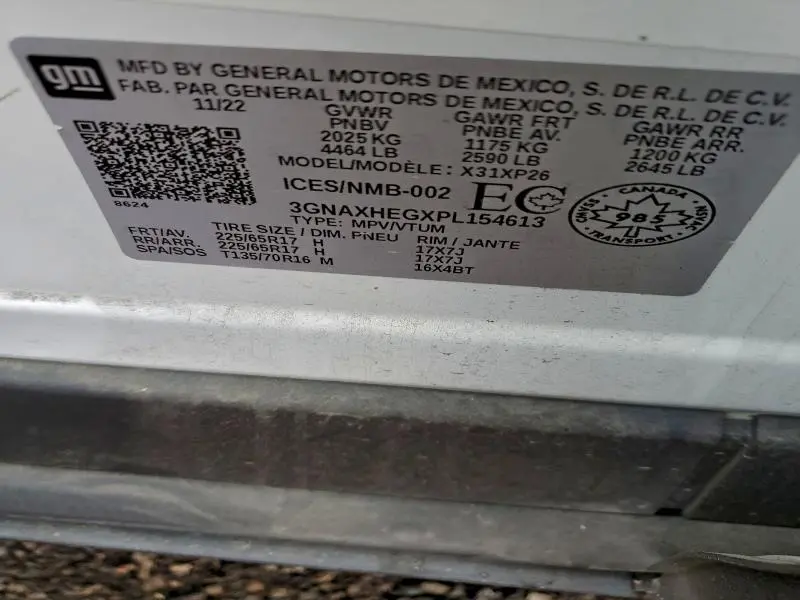 2023 CHEVROLET EQUINOX LS  