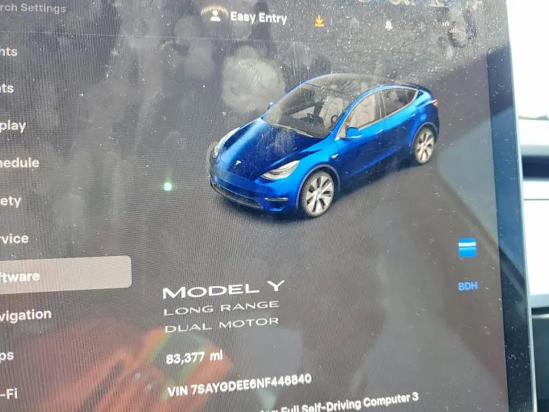 2022 TESLA MODEL Y   