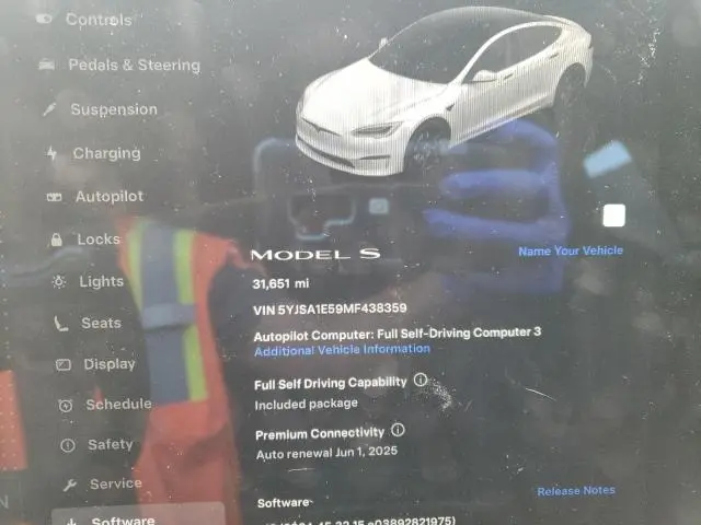 2021 TESLA MODEL S   