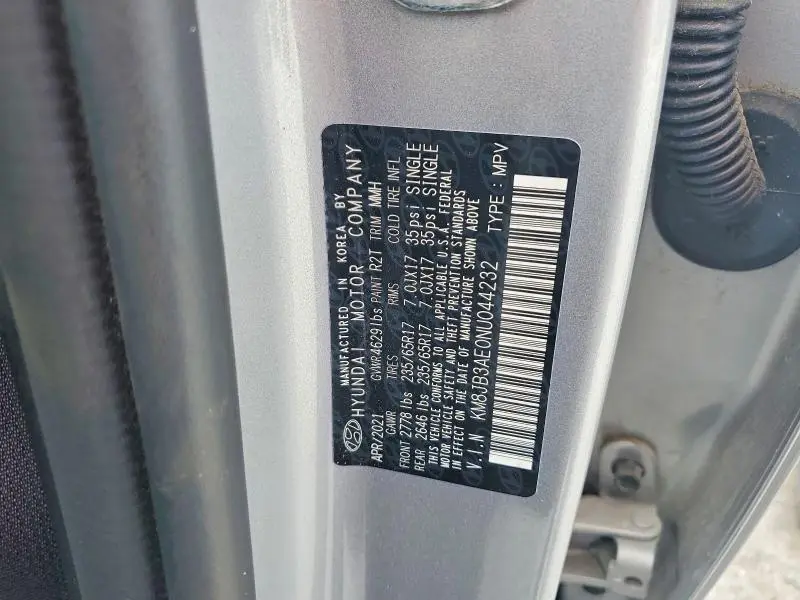 2022 HYUNDAI TUCSON SEL  