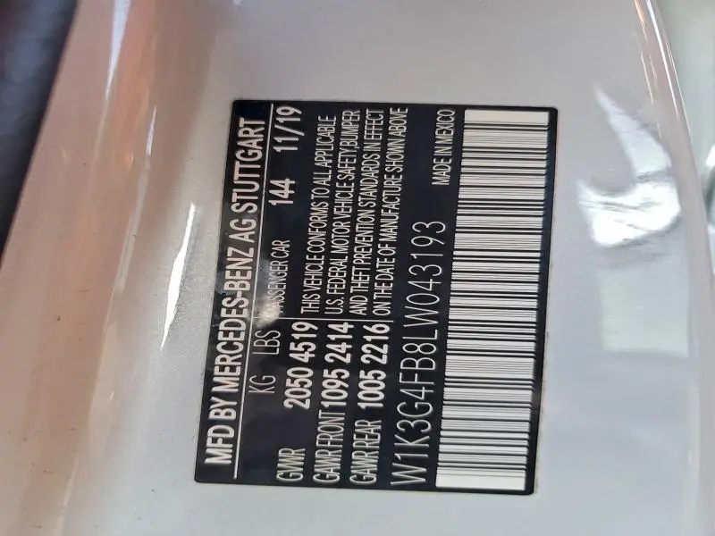 2020 MERCEDES-BENZ A 220 4MATIC  