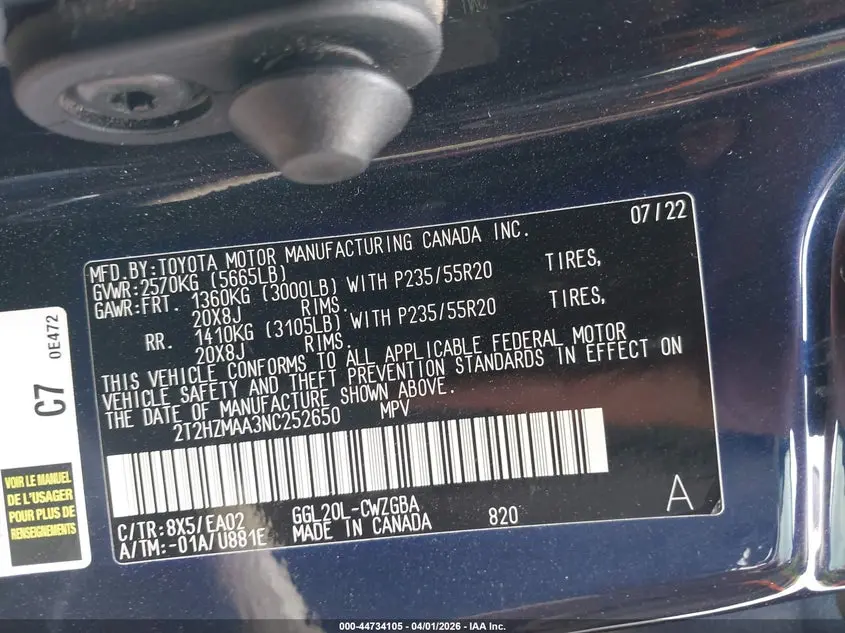 2022 LEXUS RX 350  