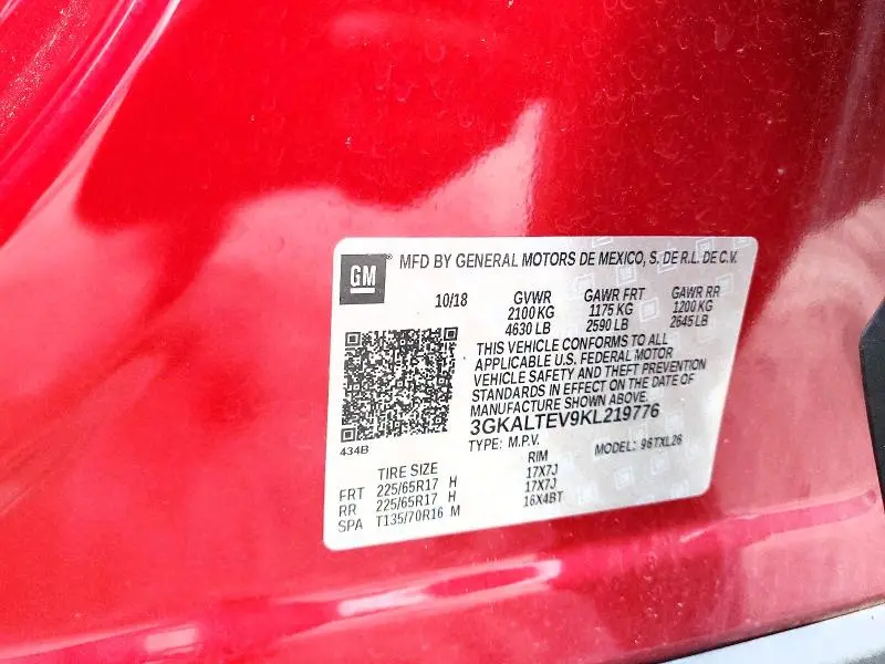 2019 GMC TERRAIN SLE  