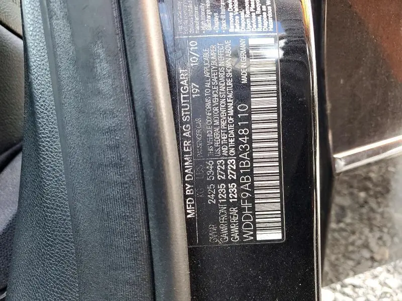 2011 MERCEDES-BENZ E 550 4MATIC  