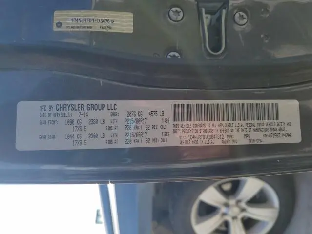 2014 JEEP PATRIOT LATITUDE  