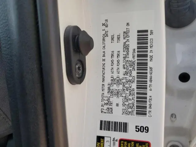 2018 TOYOTA TACOMA DOUBLE CAB  