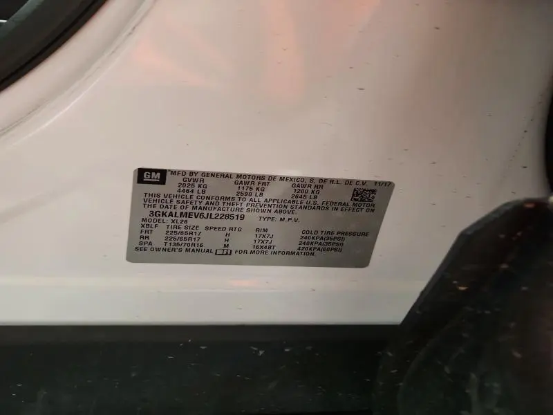 2018 GMC TERRAIN SLE  