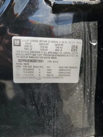 2012 CADILLAC SRX LUXURY COLLECTION  