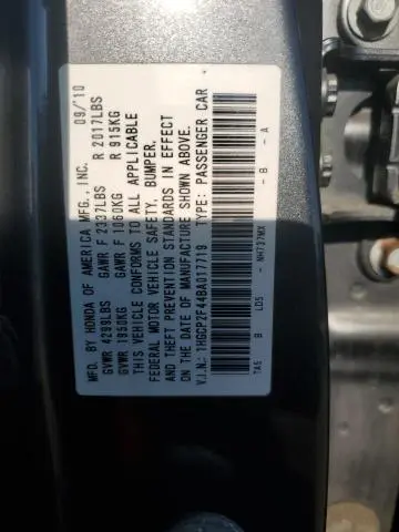 2011 HONDA ACCORD LXP  