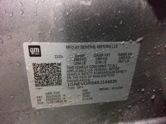 2025 CHEVROLET TRAVERSE LT  