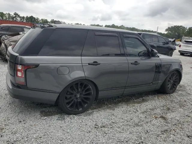 2017 LAND ROVER RANGE ROVER SUPERCHARGED  