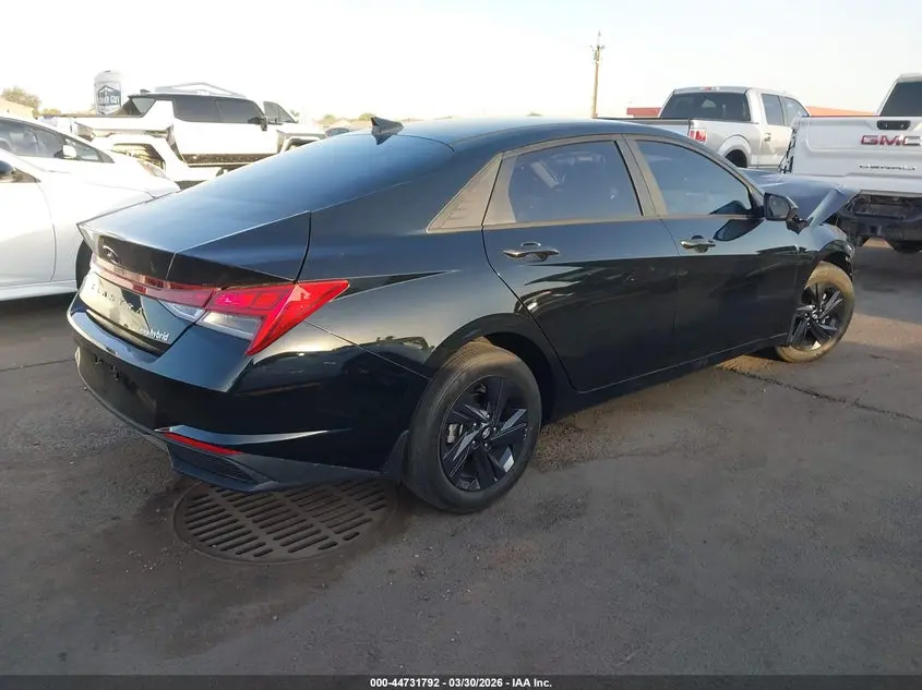 2023 HYUNDAI ELANTRA HYBRID BLUE