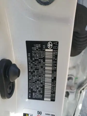 2017 TOYOTA COROLLA L  