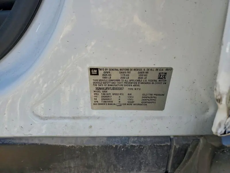 2018 CHEVROLET EQUINOX LT  