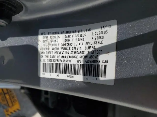 2014 HONDA ACCORD SPORT  