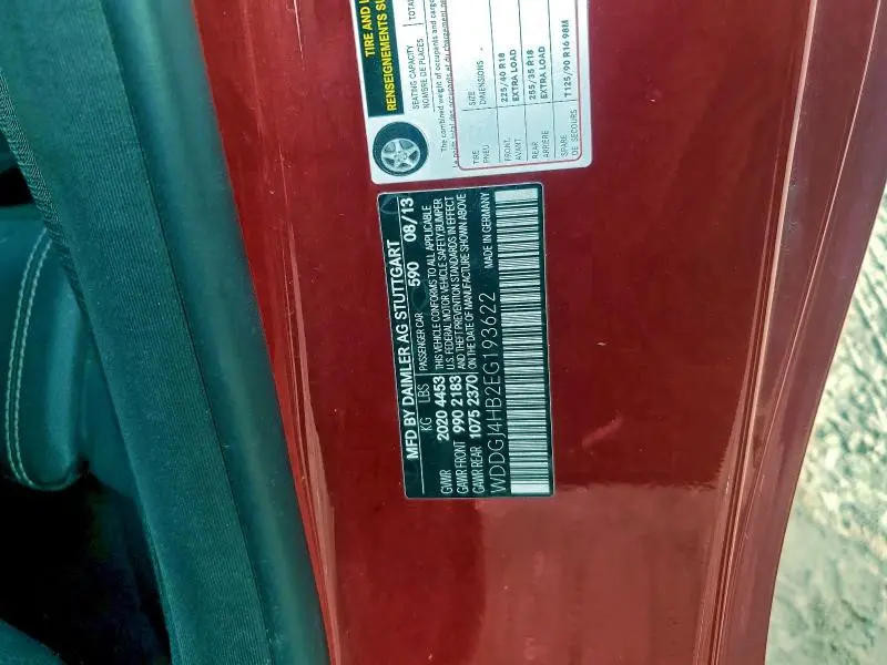 2014 MERCEDES-BENZ C 250  