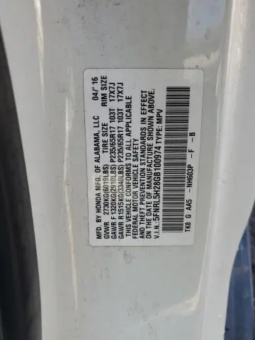 2016 HONDA ODYSSEY LX  