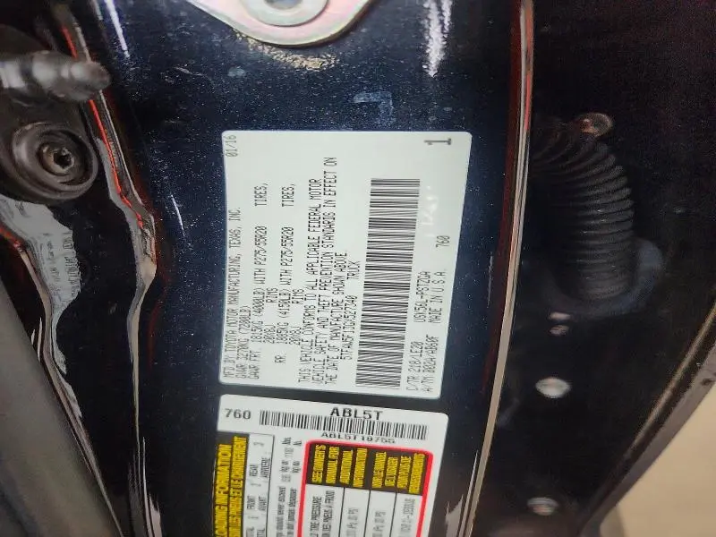 2016 TOYOTA TUNDRA PLATINUM  