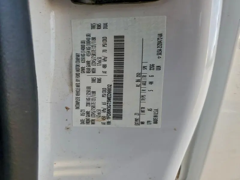 2021 FORD F350 SUPER