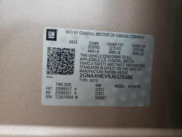 2018 CHEVROLET EQUINOX LS  