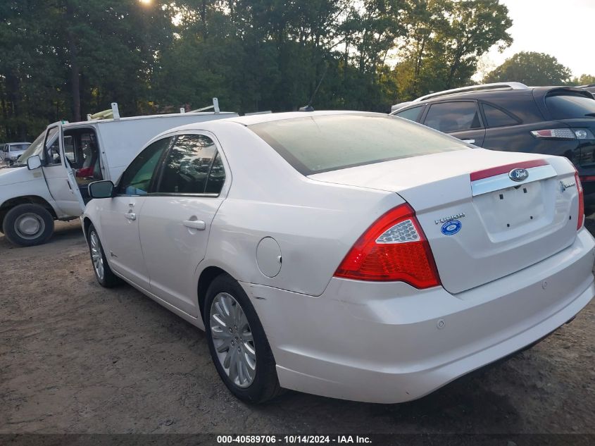 2012 FORD FUSION HYBRID  