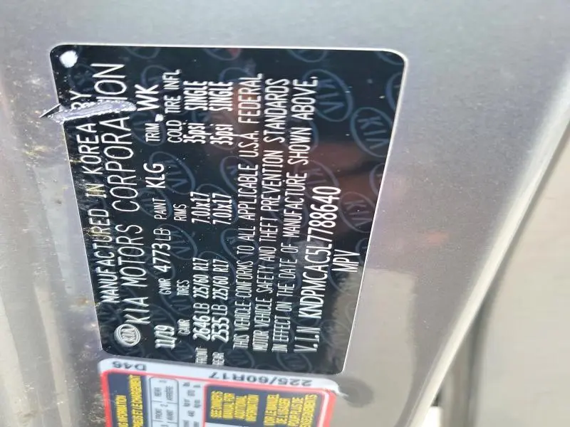 2020 KIA SPORTAGE LX  