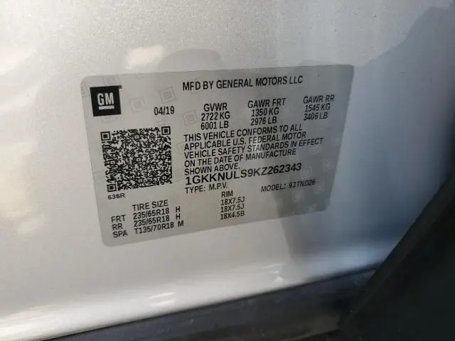 2019 GMC ACADIA SLT-1  