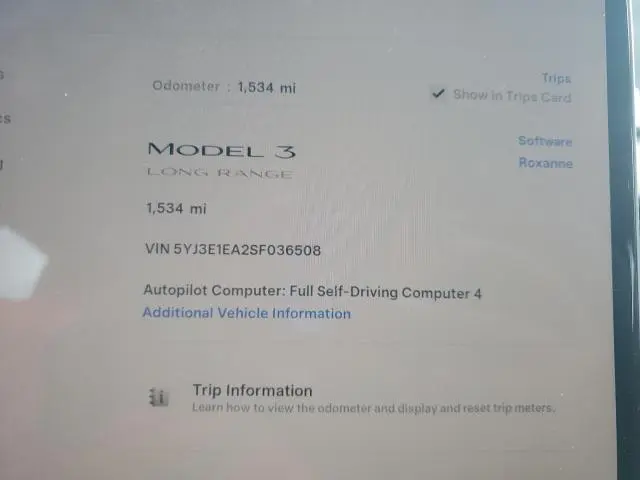 2025 TESLA MODEL 3   
