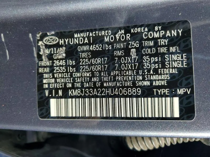2017 HYUNDAI TUCSON ECO  