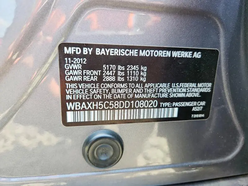2013 BMW 528 XI  
