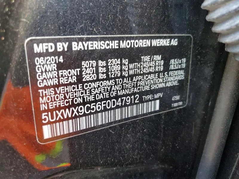 2015 BMW X3 XDRIVE28I  