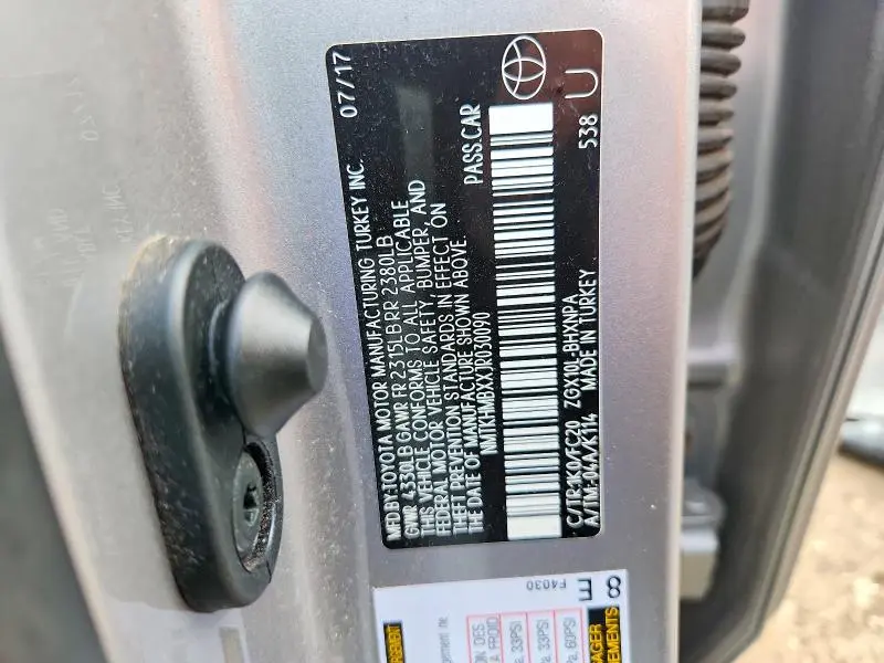 2018 TOYOTA C-HR XLE PREMIUM  