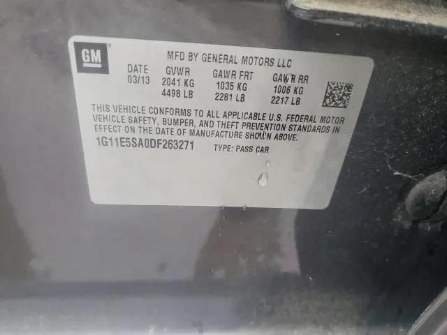 2013 CHEVROLET MALIBU 2LT  