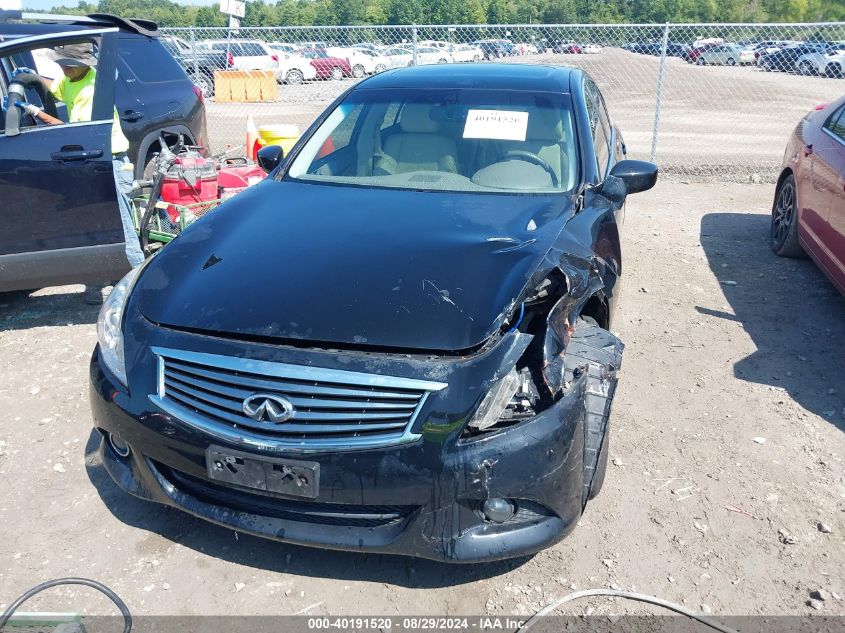 2012 INFINITI G37X  