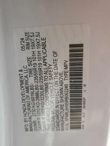 2024 HONDA ODYSSEY ELITE  