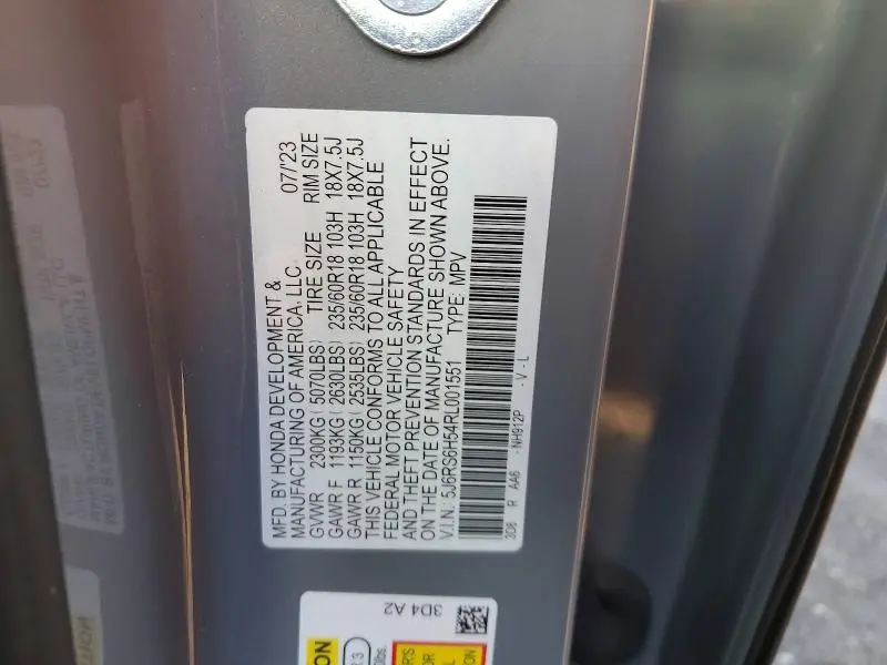 2024 HONDA CR-V SPORT  